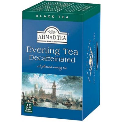 Ahmad Tea Černý čaj Decaffeinated Evening bez kofeinu 20 x 2 g – Zboží Mobilmania