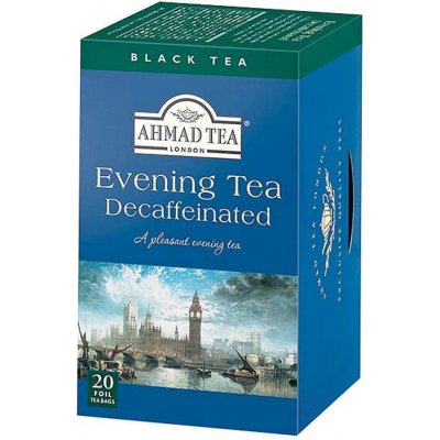 Ahmad Tea Černý čaj Decaffeinated Evening bez kofeinu 20 x 2 g – Hledejceny.cz