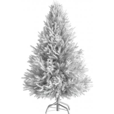 Casaria® Umělý vánoční stromeček 180 cm | bílý – Hledejceny.cz