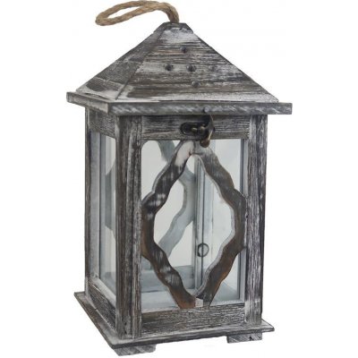 Dřevěná lucerna D7084 – Zboží Dáma