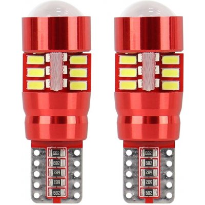 LED CANBUS 27SMD 3014 T10e (W5W) White 12V / 24V, AMiO 01446 – Hledejceny.cz