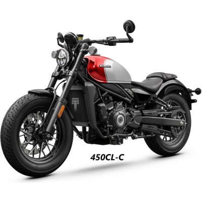 CFMoto 450CL-C od Throttle Punks červená – Zboží Mobilmania