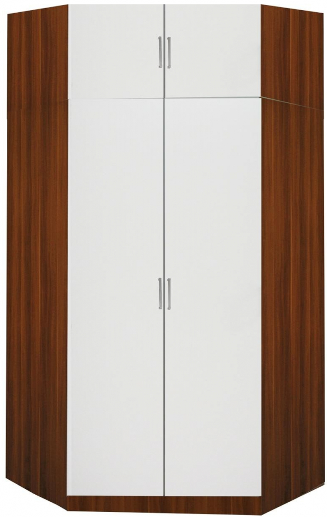 Idea ESO rohová 61550 ořech/bílá