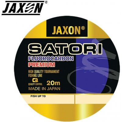 Jaxon Satori Fluorocarbon Premium 20m 0,22mm 10kg – Zboží Mobilmania