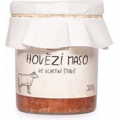 Lázničkovo Hovězí maso ve vlastní šťávě 300 g – Zboží Dáma
