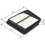 Vzduchový filtr BOSCH F 026 400 357 – Hledejceny.cz