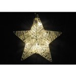 D28278 Nexos Vánoční dekorace vánoční hvězda 25 cm 10 LED diod – Hledejceny.cz