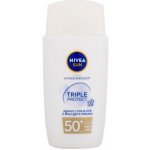 Nivea Sun Triple Protect OF50+ hydratační pleťový krém na opalování 40 ml – Zboží Mobilmania