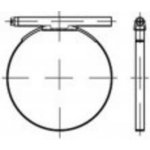 TOOLCRAFT TO-5395089 hadicová objímka DIN 3017 oceli (W1), tvar C1, galvanicky pozinkovaná ocel, s čepy hadicové spony, – Hledejceny.cz