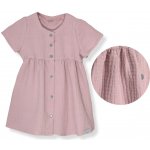 ESITO Mušelínové šaty Barunka Powder pink – Hledejceny.cz