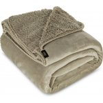 Mybesthome Přehoz na křeslo sedačku LUXURY béžová 70 x 160 cm – Zboží Dáma