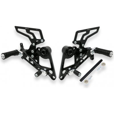 CNC Racing ITALY Nastavitelný stupačkový set - přepákování CNC Racing pro DUCATI Hypermotard Barva: ČERNÁ | Zboží Auto