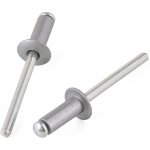 Nýt trhací Al/St barevný - 4.0x12 šedý hliník/RAL9007 – Hledejceny.cz