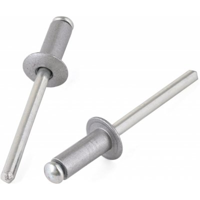 Nýt trhací Al/St barevný - 4.0x12 šedý hliník/RAL9007 – Hledejceny.cz