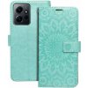 Pouzdro a kryt na mobilní telefon Xiaomi Coolcase Mezzo Xiaomi Redmi Note 12 4G - Zelená mandala