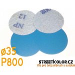 Brusný papír pro excentrickou brusku, zrnitost P800, Průměr: 35mm, 1 kus