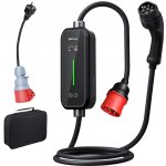 Junsun Mobilní nabíječka WallBox EV 11kW 2 typ 6m nabíjecí kabel 6-16A adaptér do zásuvky CEE | Zboží Auto