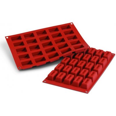 Silikomart forma silikon 25ks cihlička malá 4,1x2,3 v.2cm – Sleviste.cz