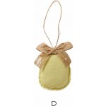 Ib Laursen Závěsná velikonoční dekorace Eggs A, béžová barva, textil – Zboží Mobilmania