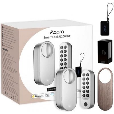 AQARA Smart Lock U200 chytrý zámek stříbrný – Zbozi.Blesk.cz