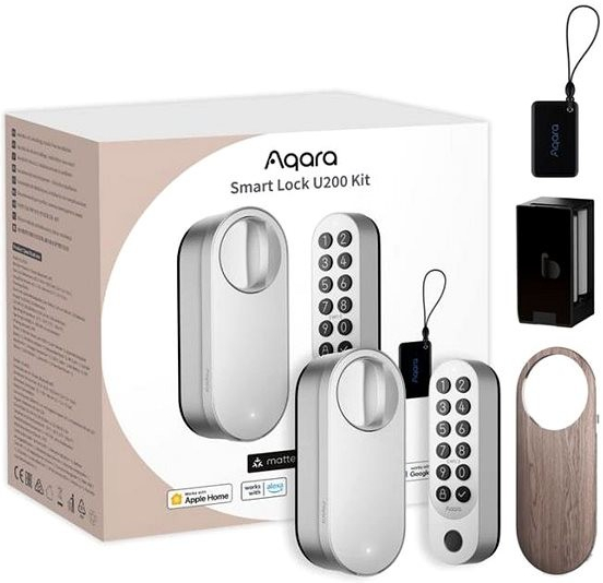 AQARA Smart Lock U200 chytrý zámek stříbrný