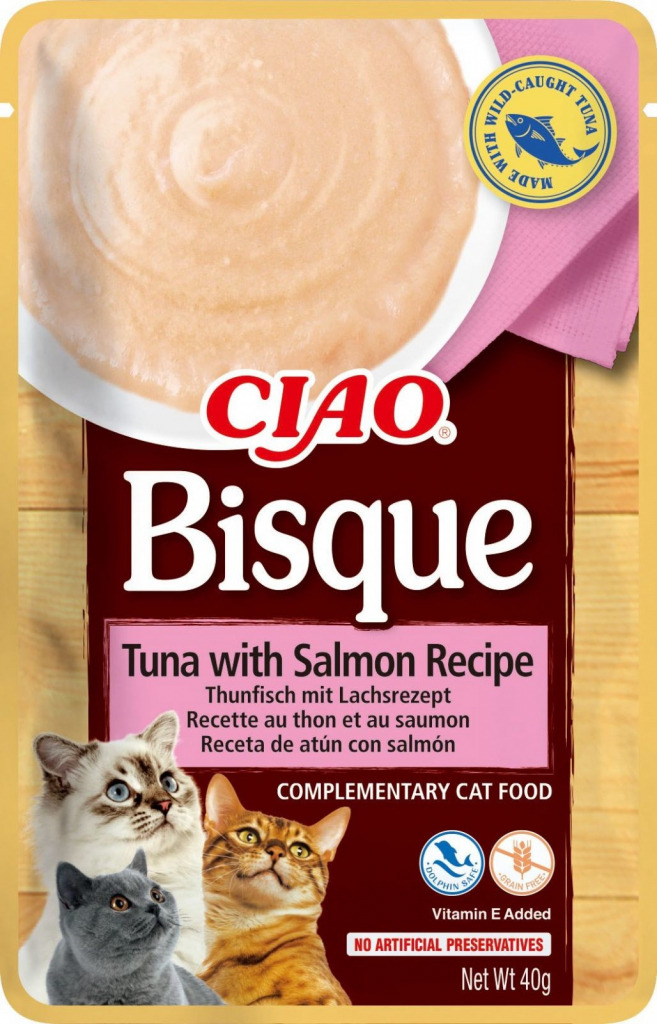 Churu Cat CIAO Bisque Tuna with salmon Recipe 40 g