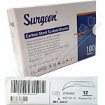 JAI SURGICAL LTD. Čepelky skalp.SURGEON č.12 steril.100ks – Hledejceny.cz
