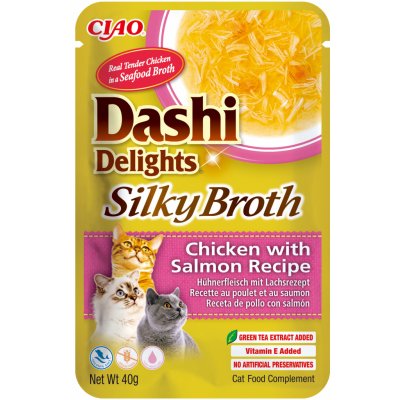 Dashi Delights Silky Broth Chicken & Salmon 40 g – Zbozi.Blesk.cz