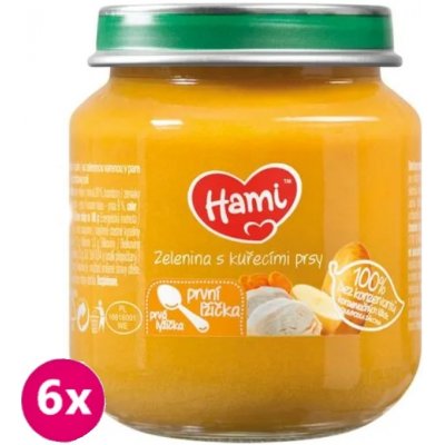 Hami zelenina s kuřecími prsy 6 x 125 g