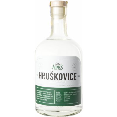 Agnes Hruškovice 40% 0,5 l (holá láhev) – Sleviste.cz