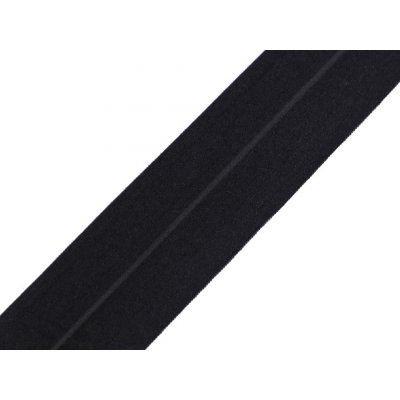 Lemovací pruženka půlená matná šíře 40 mm Varianta: 1 černá, Balení: 1 m – Zbozi.Blesk.cz