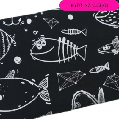Korunka Ryby na černé – Zboží Dáma