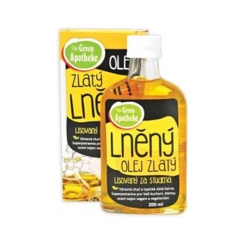 GREEN APOTHEKE Lněný olej zlatý 0,2 l