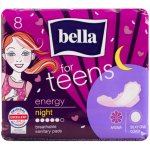 Bella For Teens Ultra Energy Night dámské vložky 8 ks – Hledejceny.cz