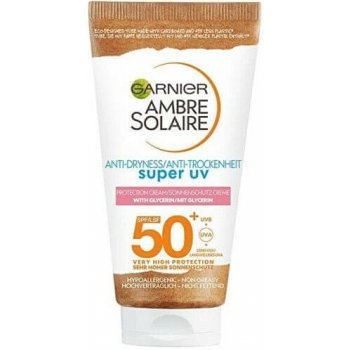 Garnier Ambre Solaire Super UV Anti-Age Protection Cream opalovací krém na obličej SPF50 50 ml