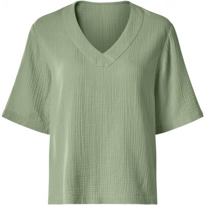 Esmara dámská mušelínová blůza zelená – Zboží Dáma
