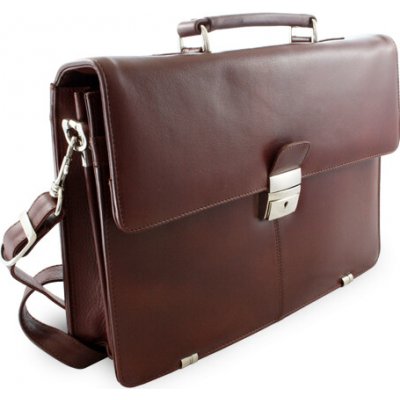 Arwel Pánská kožená aktovka Kilimandžáro Hnědá – Zboží Mobilmania