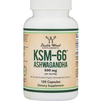 Double Wood Supplements KSM-66 Ashwagandha 600 mg – Hledejceny.cz