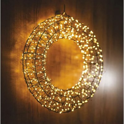 EMOS LED vánoční věnec 480 LED venkovní i vnitřní teplá bílá – Zboží Mobilmania