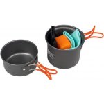 Acra C23 camping set nádobí včetně plynového vařiče pro 1-2 osoby – Sleviste.cz