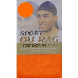 DURAG Šátek Thin Oranžová Blingstar