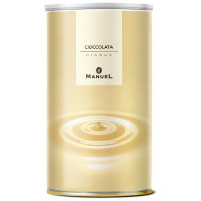 Manuel Caffe čokoláda bílá - dóza 1 kg – Zboží Dáma