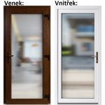 Soft Vchodové WDS 3/3 sklo Krizet Zlatý dub-Bílá pravé 100 x 210 cm – Hledejceny.cz