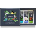 Biomed pánská dárková sada Gum Health Charcoal Calcimax 3 x 100 g – Zboží Dáma