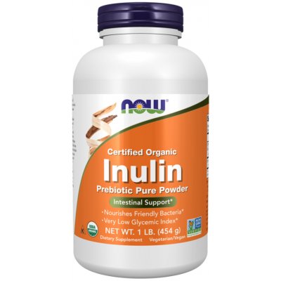 Now Foods Inulin Prebiotic Pure Powder 454 g – Hledejceny.cz