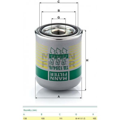 Filtr vysoušeče 4329012462 – Hledejceny.cz