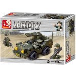 Sluban B5800 Army Džíp s dělem 102 ks – Hledejceny.cz