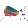 Drak Teddies Drak létající nylon barevný 10x40cm 60x45cm