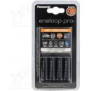 Panasonic Eneloop Charger BQ-CC55 + 4 x R6/AA Eneloop PRO 2500mAh BK-3HCDE K-KJ55HCD40E