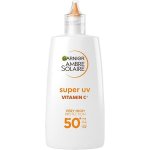 Garnier Ambre Solaire Super UV opalovací fluid na obličej 50+ 40 ml – Zboží Dáma